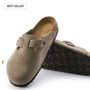 Birkenstock Boston Soft Footbed Suede Leather